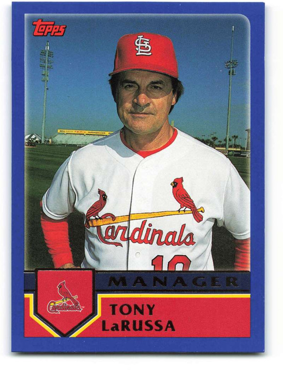 2003 Topps #288 Tony Larussa MG VG St. Louis Cardinals 