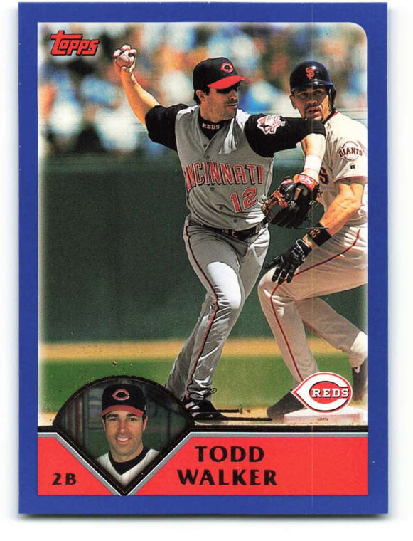 2003 Topps #289 Todd Walker VG Cincinnati Reds 