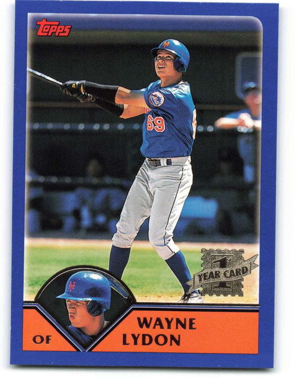2003 Topps #297 Wayne Lydon VG RC Rookie New York Mets 