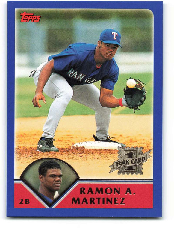 2003 Topps #309 Ramon Nivar VG RC Rookie Texas Rangers 