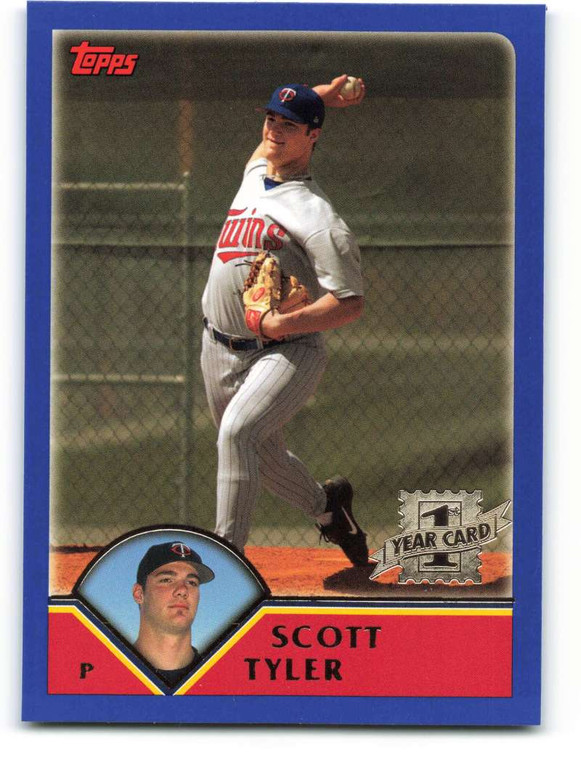 2003 Topps #319 Scott Tyler VG RC Rookie Minnesota Twins 