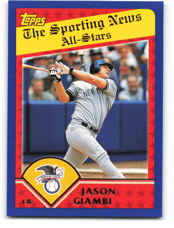 2003 Topps #356 Jason Giambi AS VG New York Yankees 