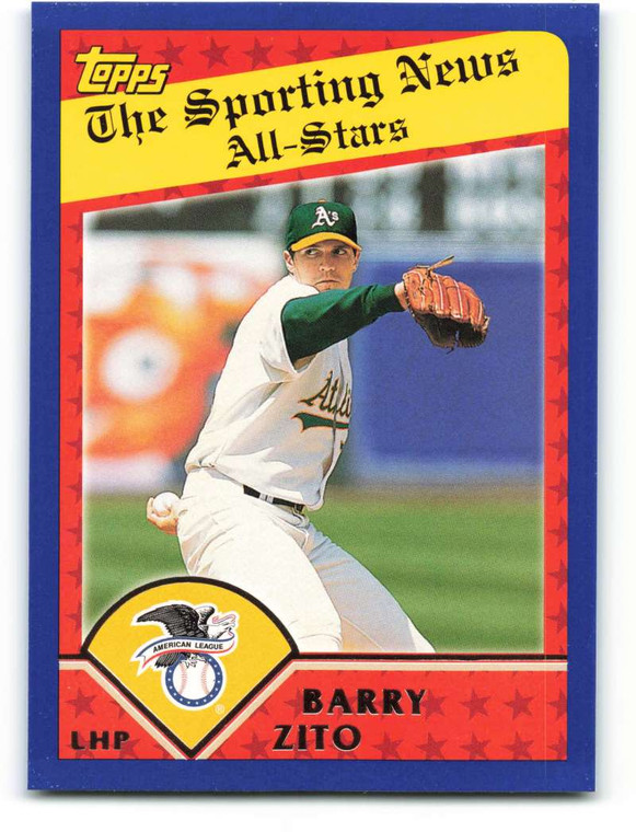 2003 Topps #365 Barry Zito AS VG Oakland Athletics 