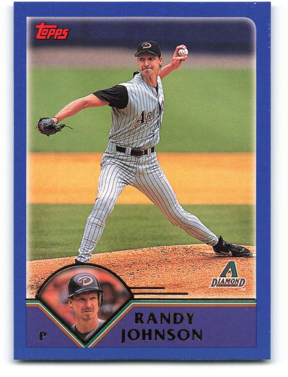 SOLD 77034 2003 Topps #380 Randy Johnson VG Arizona Diamondbacks 