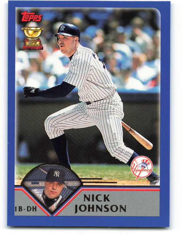 2003 Topps #387 Nick Johnson VG New York Yankees 