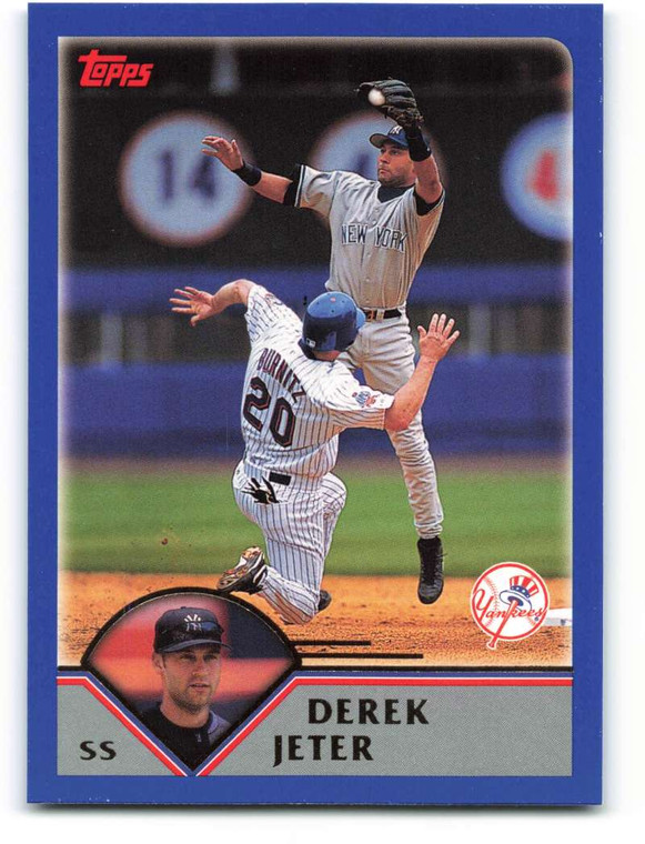 2003 Topps #400 Derek Jeter VG New York Yankees 