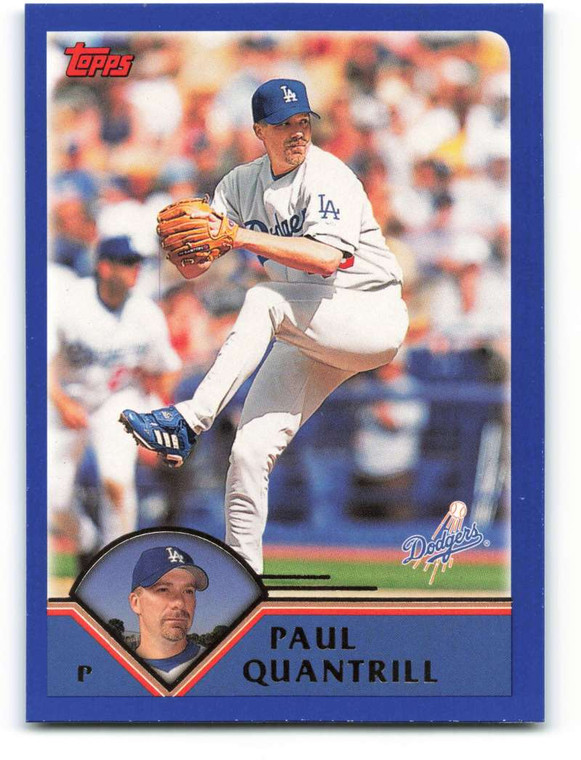 2003 Topps #420 Paul Quantrill VG Los Angeles Dodgers 