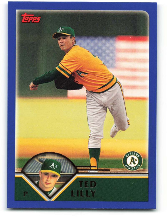2003 Topps #429 Ted Lilly VG Oakland Athletics 