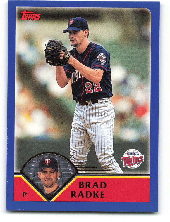 2003 Topps #434 Brad Radke VG Minnesota Twins 