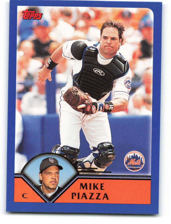 2003 Topps #500 Mike Piazza VG New York Mets 