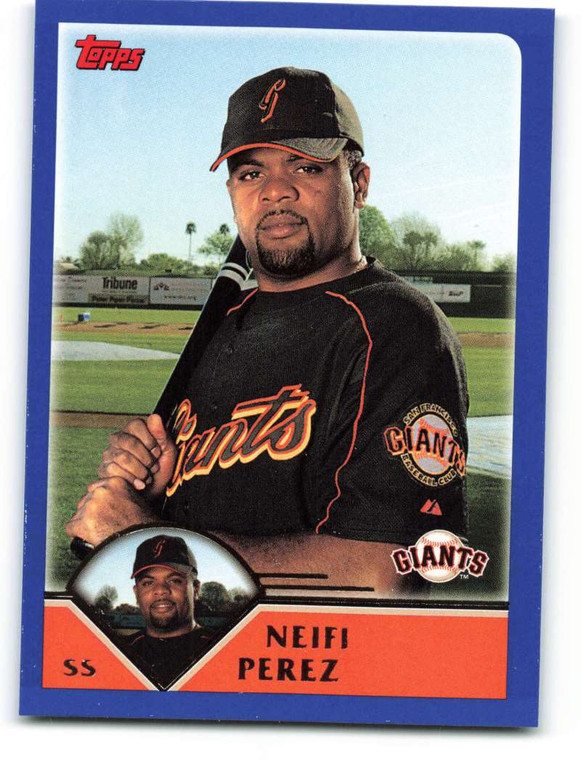 2003 Topps #527 Neifi Perez VG San Francisco Giants 