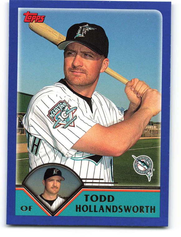 2003 Topps #566 Todd Hollandsworth VG Florida Marlins 