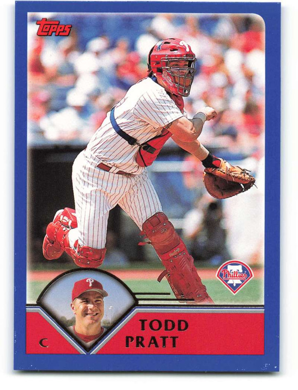 2003 Topps #572 Todd Pratt VG Philadelphia Phillies 