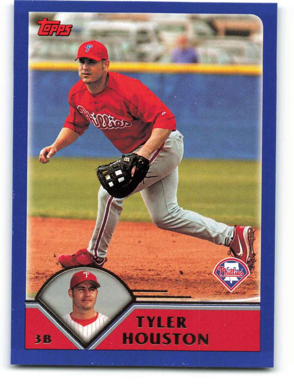 2003 Topps #615 Tyler Houston VG Philadelphia Phillies 