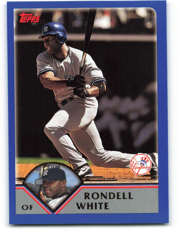 2003 Topps #619 Rondell White VG New York Yankees 