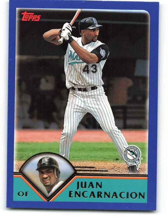 2003 Topps #629 Juan Encarnacion VG Florida Marlins 