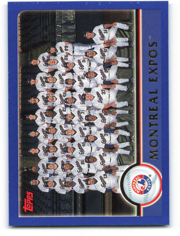 2003 Topps #647 Montreal Expos TC VG Montreal Expos 