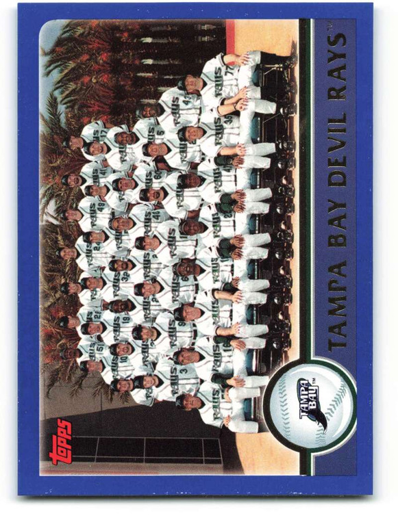 2003 Topps #657 Tampa Bay Devil Rays TC VG Tampa Bay Devil Rays 