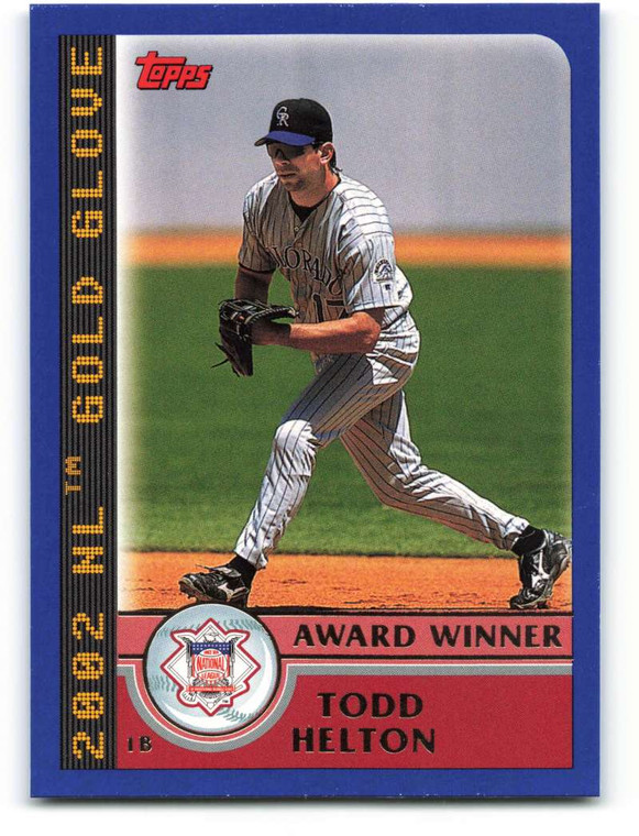 2003 Topps #696 Todd Helton AW VG Colorado Rockies 