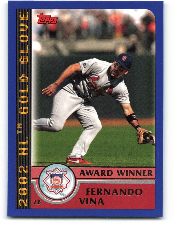 2003 Topps #697 Fernando Vina AW VG St. Louis Cardinals 