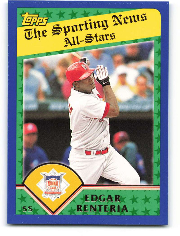 2003 Topps #711 Edgar Renteria AS VG St. Louis Cardinals 