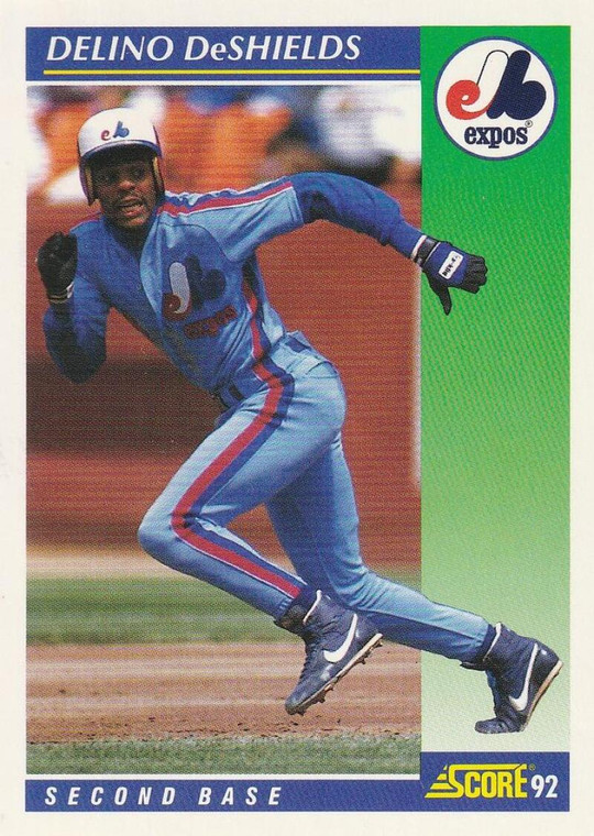 1992 Score #16 Delino DeShields VG  Montreal Expos 