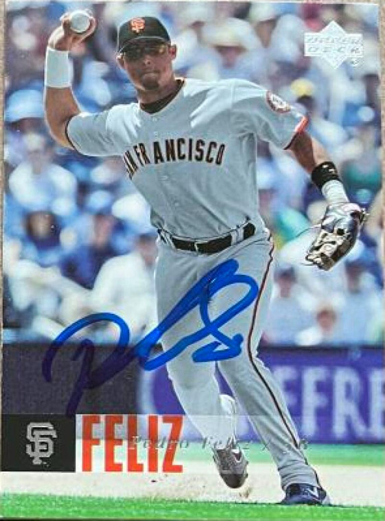Pedro Feliz Autographed 2006 Upper Deck #399