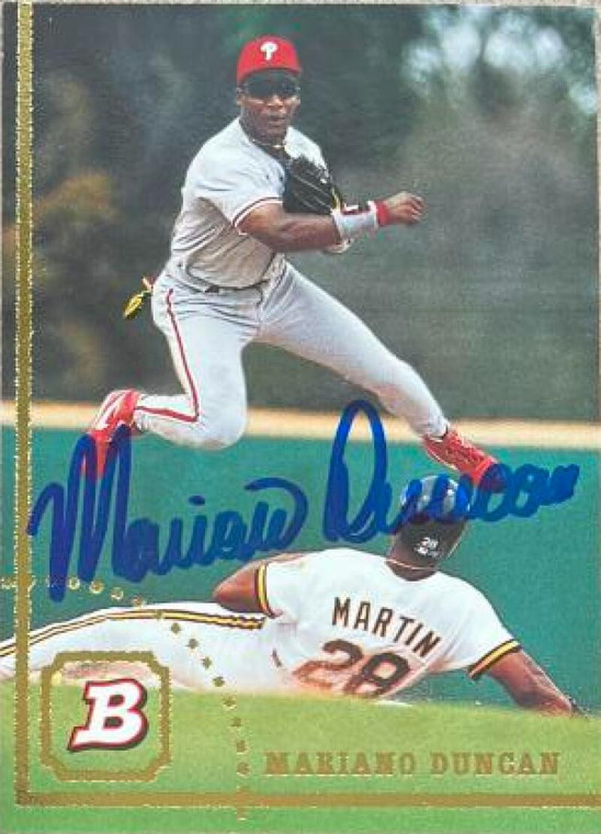 Mariano Duncan Autographed 1994 Bowman #196