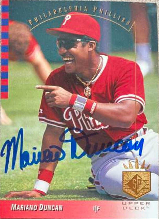 Mariano Duncan Autographed 1993 SP #172