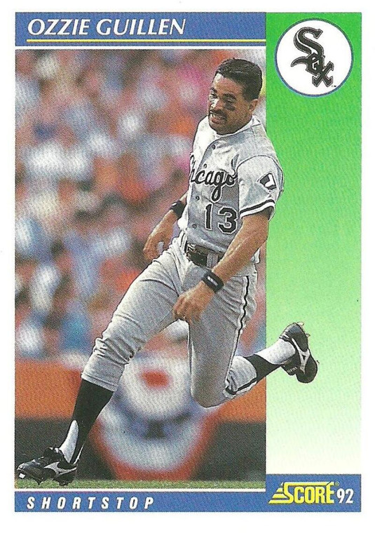 1992 Score #92 Ozzie Guillen VG  Chicago White Sox 