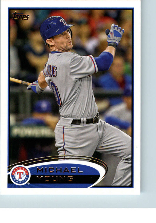 SOLD 133560 2012 Topps #55 Michael Young NM-MT Texas Rangers 