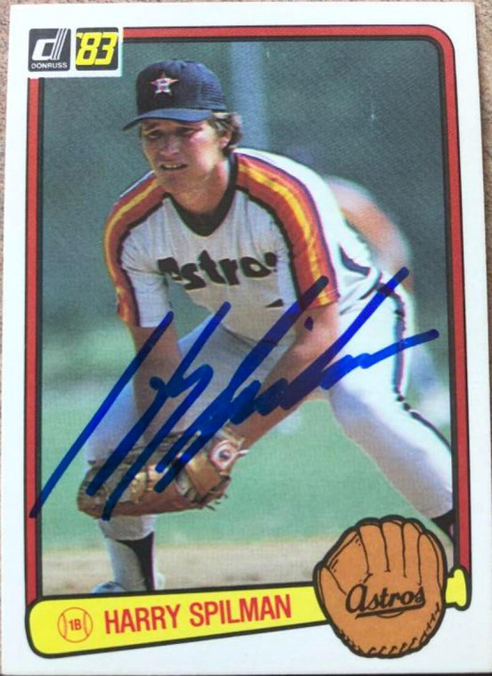 Harry Spilman Autographed 1983 Donruss #65