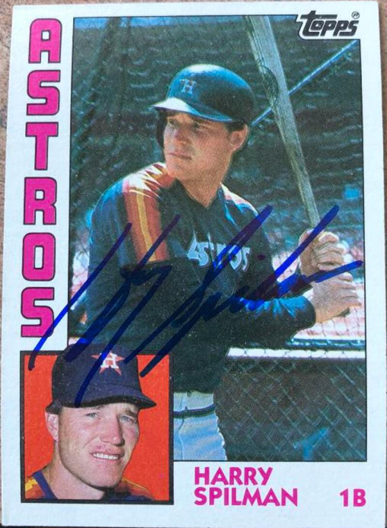 Harry Spilman Autographed 1984 Topps #612