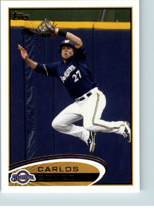 2012 Topps #146 Carlos Gomez NM-MT Milwaukee Brewers 