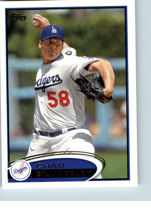 2012 Topps #152 Chad Billingsley NM-MT Los Angeles Dodgers 