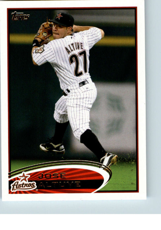 2012 Topps #187 Jose Altuve NM-MT Houston Astros 