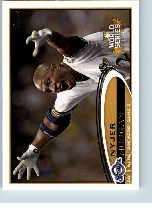 2012 Topps #272 Nyjer Morgan HL PS NM-MT Milwaukee Brewers 