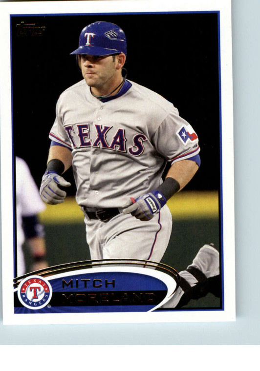 2012 Topps #299 Mitch Moreland NM-MT Texas Rangers 