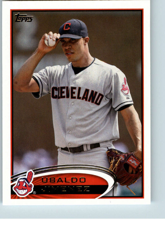 2012 Topps #306 Ubaldo Jimenez NM-MT Cleveland Indians 