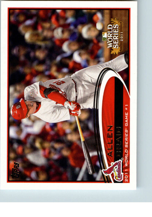 2012 Topps #329 Allen Craig HL WS NM-MT St. Louis Cardinals 