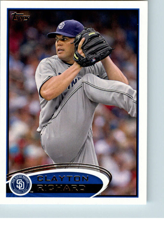 2012 Topps #339 Clayton Richard NM-MT San Diego Padres 