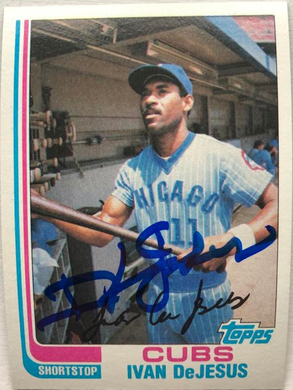 Ivan DeJesus Autographed 1982 Topps #484