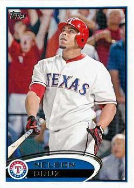 2012 Topps #344 Nelson Cruz NM-MT Texas Rangers 