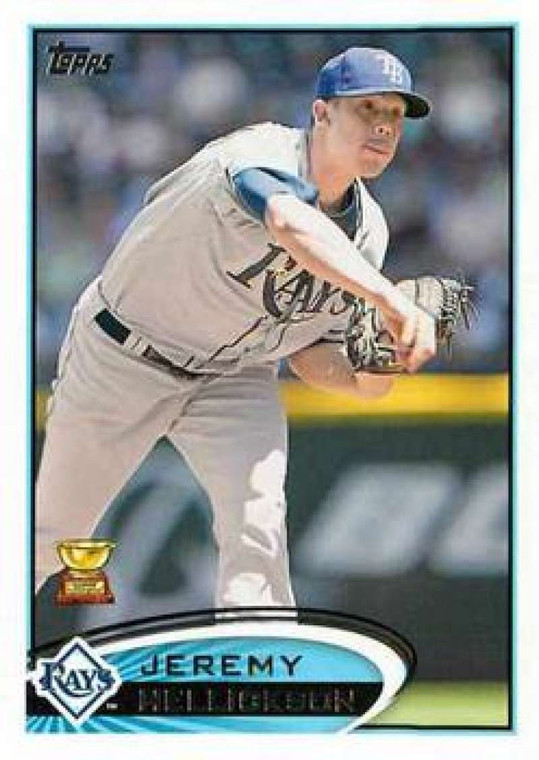 2012 Topps #354 Jeremy Hellickson NM-MT Tampa Bay Rays 