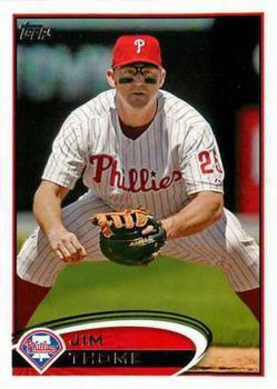 2012 Topps #371 Jim Thome NM-MT Philadelphia Phillies 