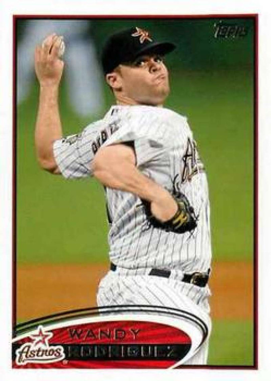 2012 Topps #382 Wandy Rodriguez NM-MT Houston Astros 