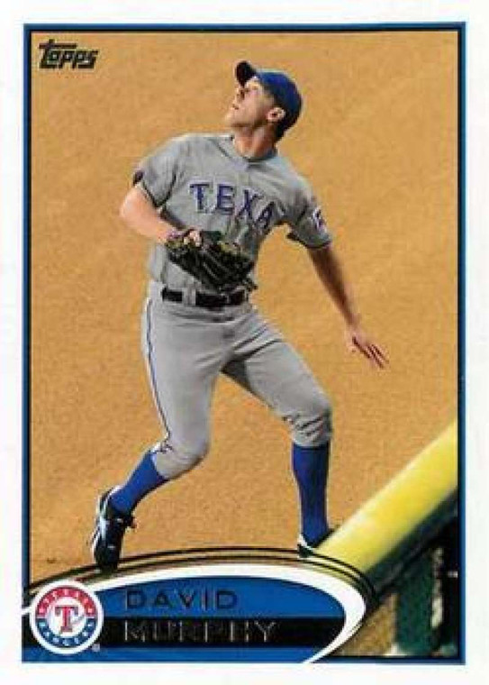 2012 Topps #385 David Murphy NM-MT Texas Rangers 