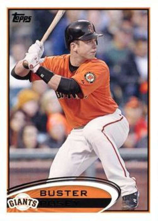 2012 Topps #398a Buster Posey NM-MT San Francisco Giants 