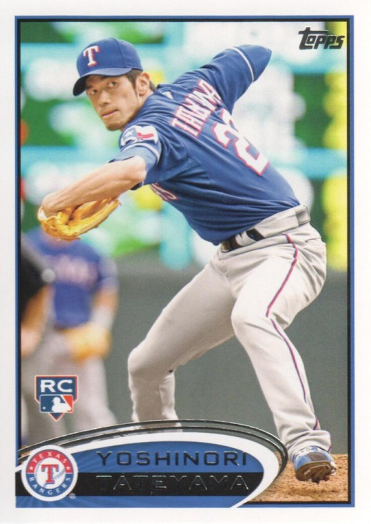 2012 Topps #437 Yoshinori Tateyama NM-MT RC Rookie Texas Rangers 