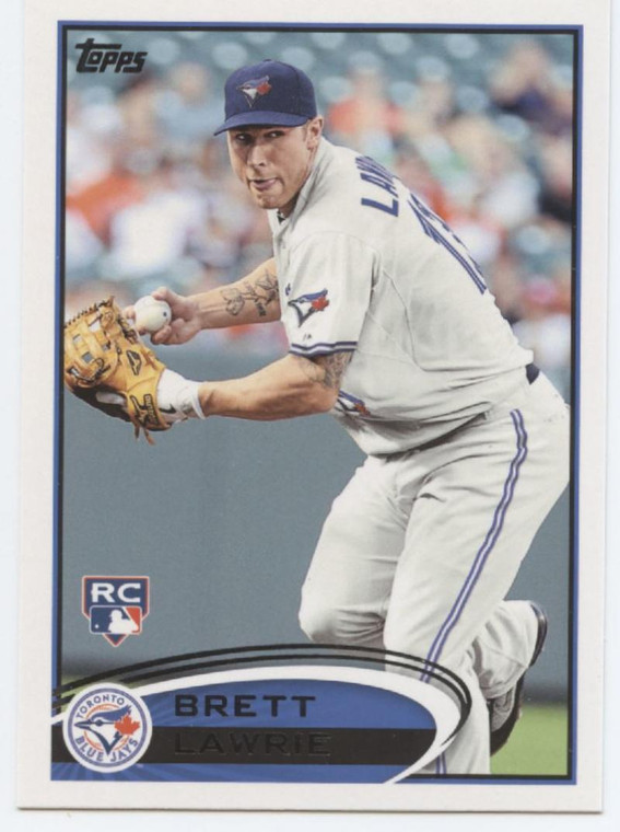 2012 Topps #462b Brett Lawrie NM-MT SP Toronto Blue Jays 